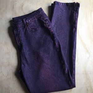 DG2 Purple Denim High Waisted Jeans